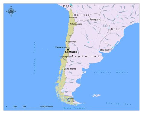 capital of chile|where is chile located.